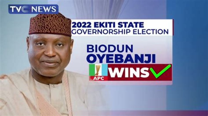 
All Progressive Congress Candidate Biodun Oyebanji Wins in Ekiti State, What We Know About Him 