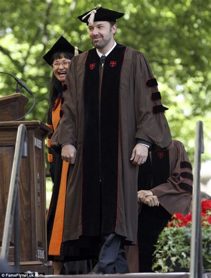 Ben Affleck is thrilled to get an honorary doctorate from Brown