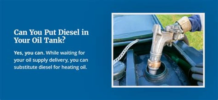 Can you use diesel as heating oil?