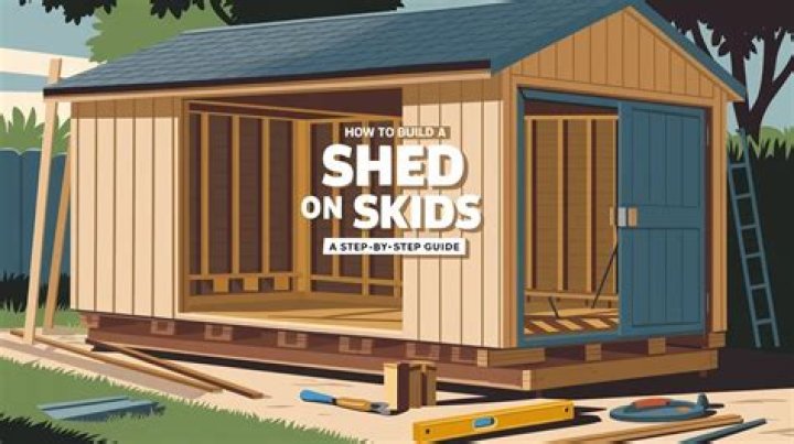 How do you build a building on skids?