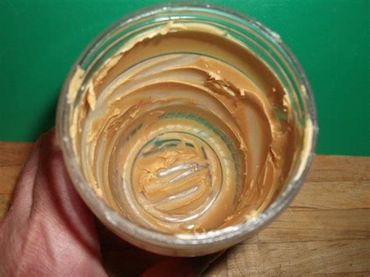 How do you clean peanut butter jars?