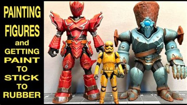 How do you get paint to stick to rubber?