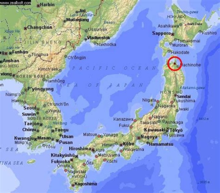 How far is Yokota from Tokyo?