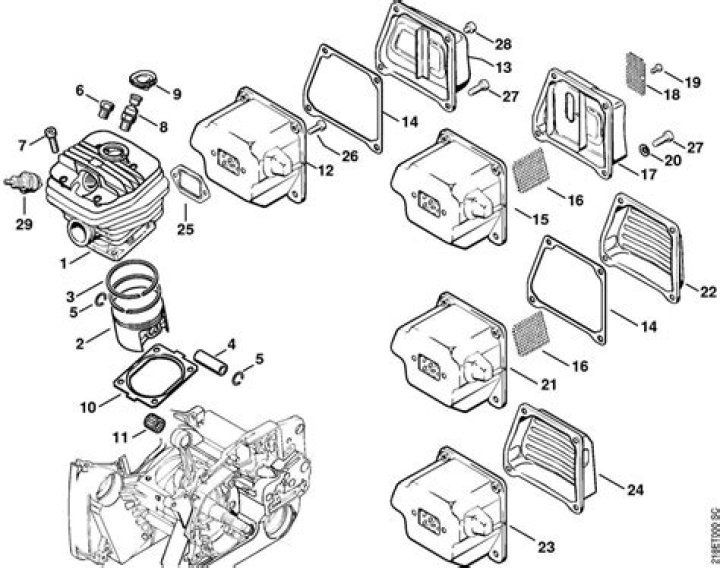 How many cc is a 066 magnum?