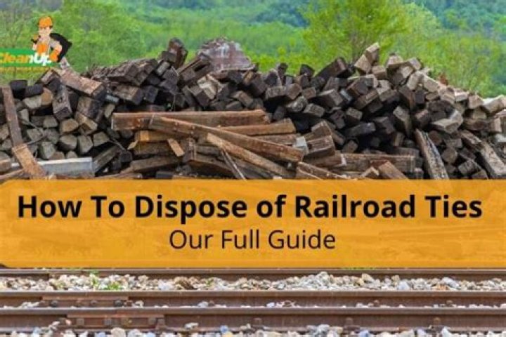 How much does it cost to dispose of railroad ties?