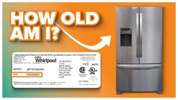 How old is my appliance by model number?