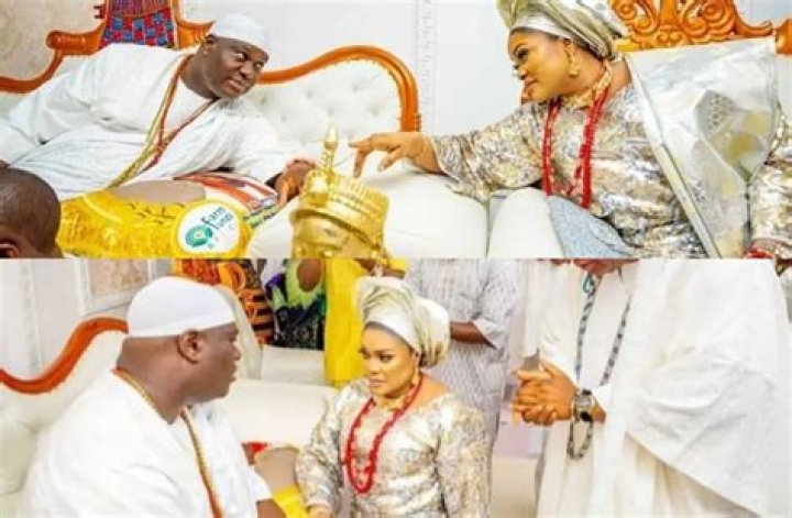 
“I Hope Queen Naomi Heals” Mixed Reactions As Ooni Of Ife Ties The Knot For The Fourth Time 