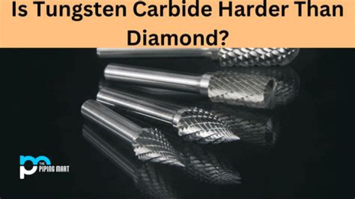 Is tungsten carbide harder than diamond?