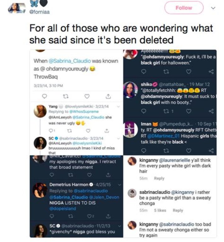 Sabrina Claudio Racist Controversy Explained On Reddit- What Does Chonga Mean?