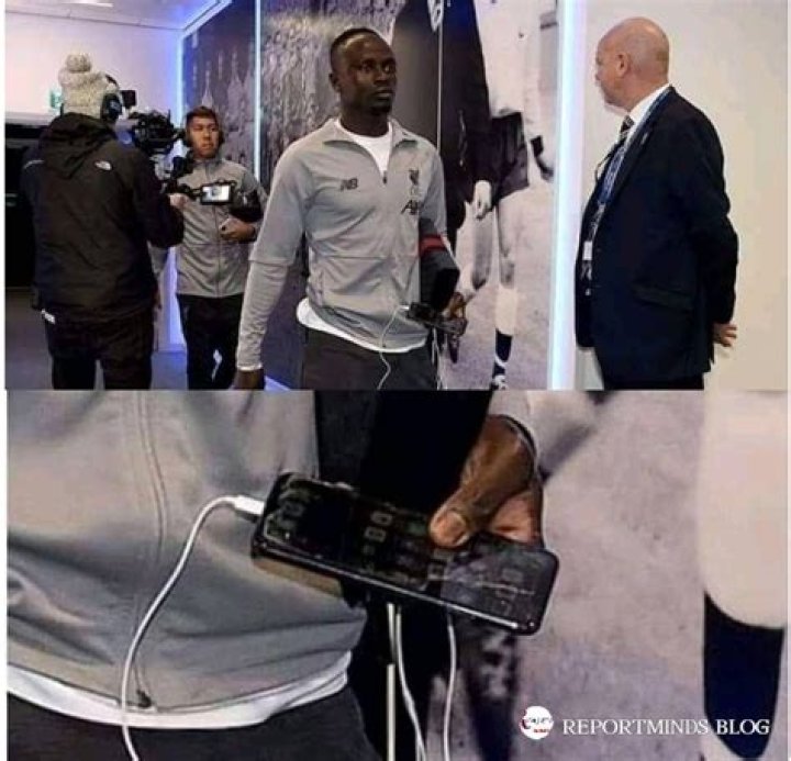 Sadio Mane phone: Does Sadio Mane have a broken phone?