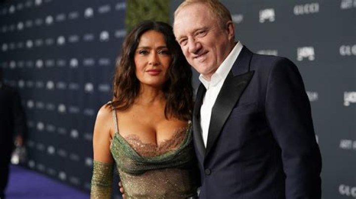 Salma Hayek celebrates billionaire father-in-law for being 'guiding light' in her life 