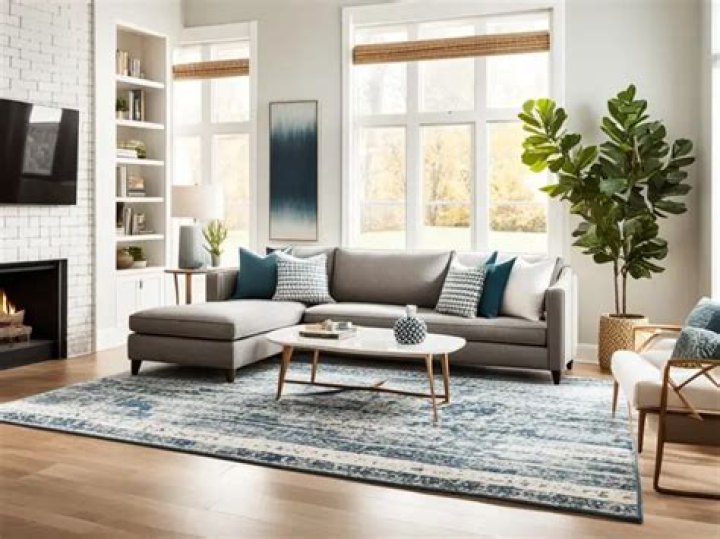 Should rug go under sofa?