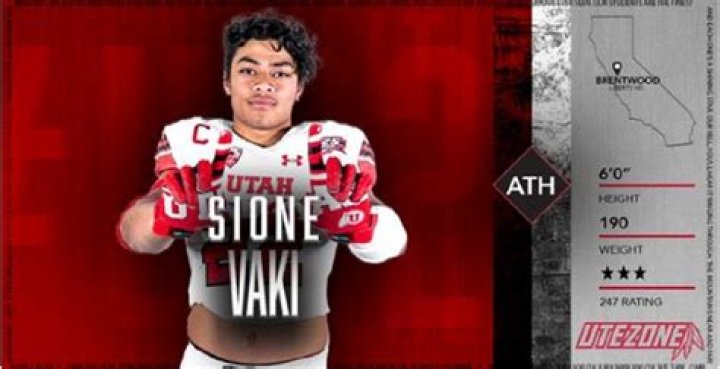 Sione Vaki Wikipedia And Age: How Old Is The Utah Utes Player?