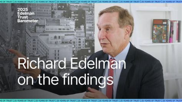 What does Richard Edelman do for a living?