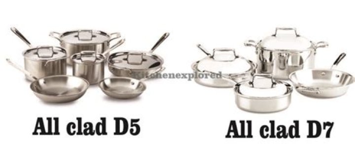 What is the difference between all clad d5 and d7?