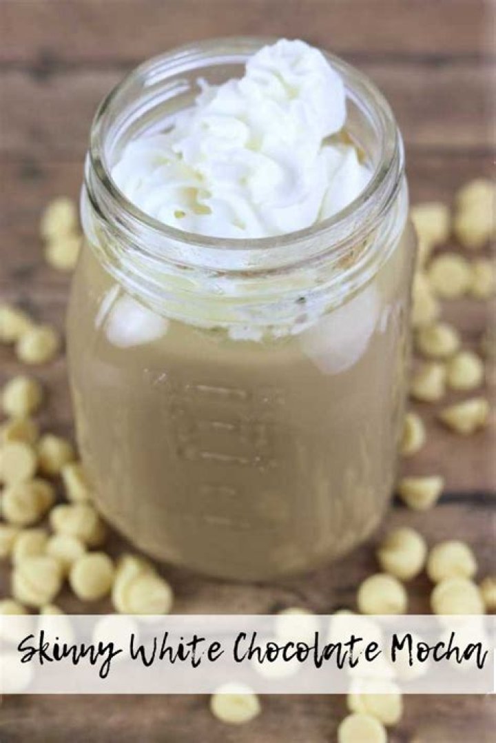 What’s in a skinny white chocolate mocha?