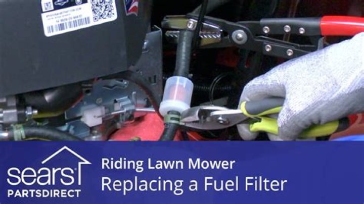 Where is fuel filter on push mower?