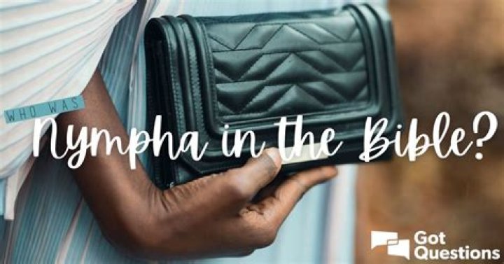 Who was Nympha in the Bible?